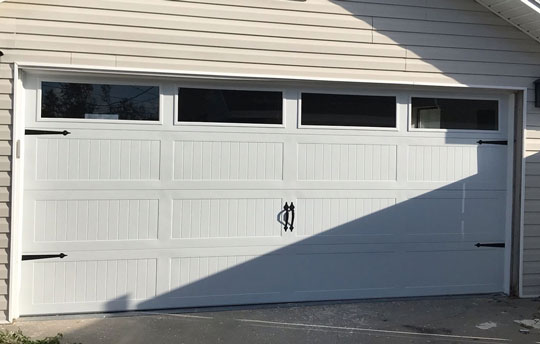 garage door installation progress